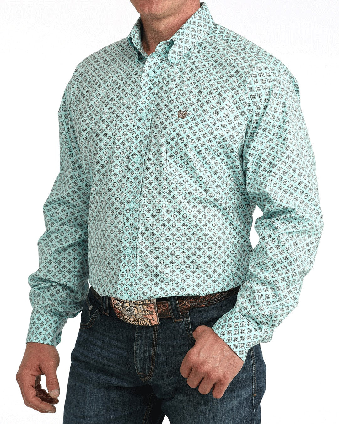 Cinch Stretch Classic Fit Button-Down Western Shirt