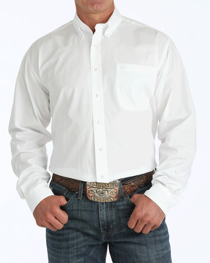 Cinch Solid Classic Fit Button-Down Western Shirt