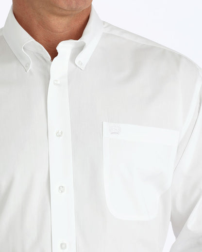 Cinch Solid Classic Fit Button-Down Western Shirt