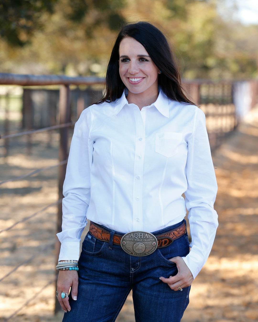Cinch WoSolid Arena Fit Button-Down Western Shirt