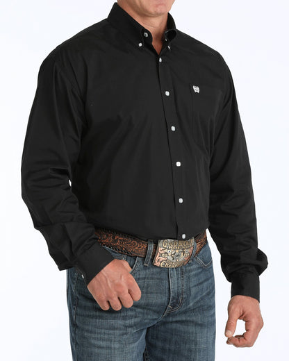 Cinch Solid Classic Fit Button-Down Western Shirt