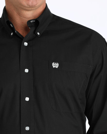 Cinch Solid Classic Fit Button-Down Western Shirt
