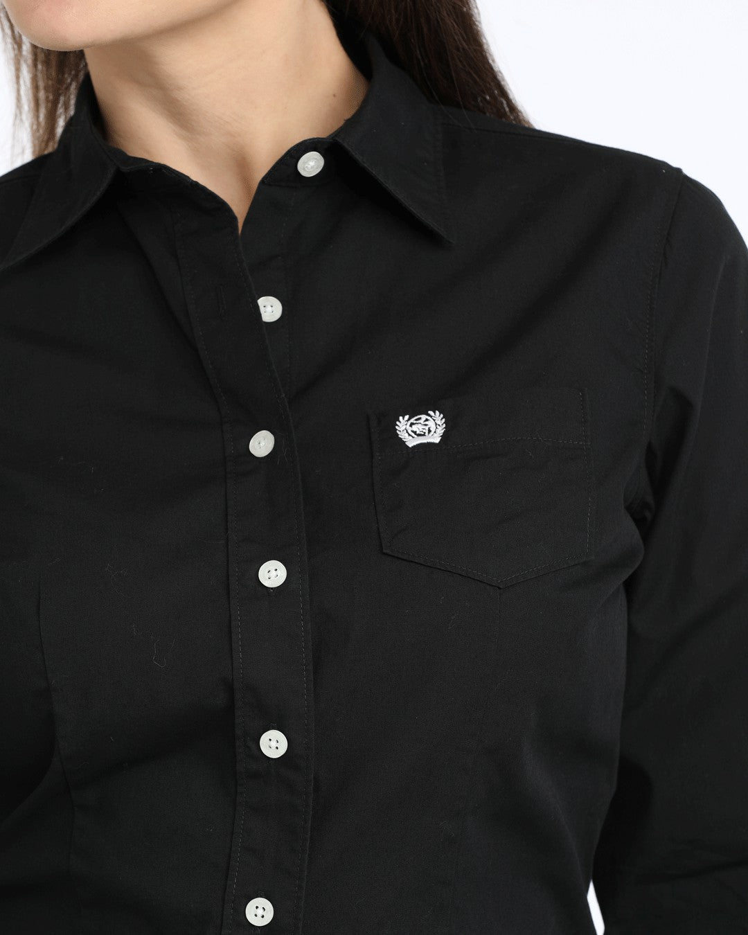 Cinch WoSolid Arena Fit Button-Down Western Shirt