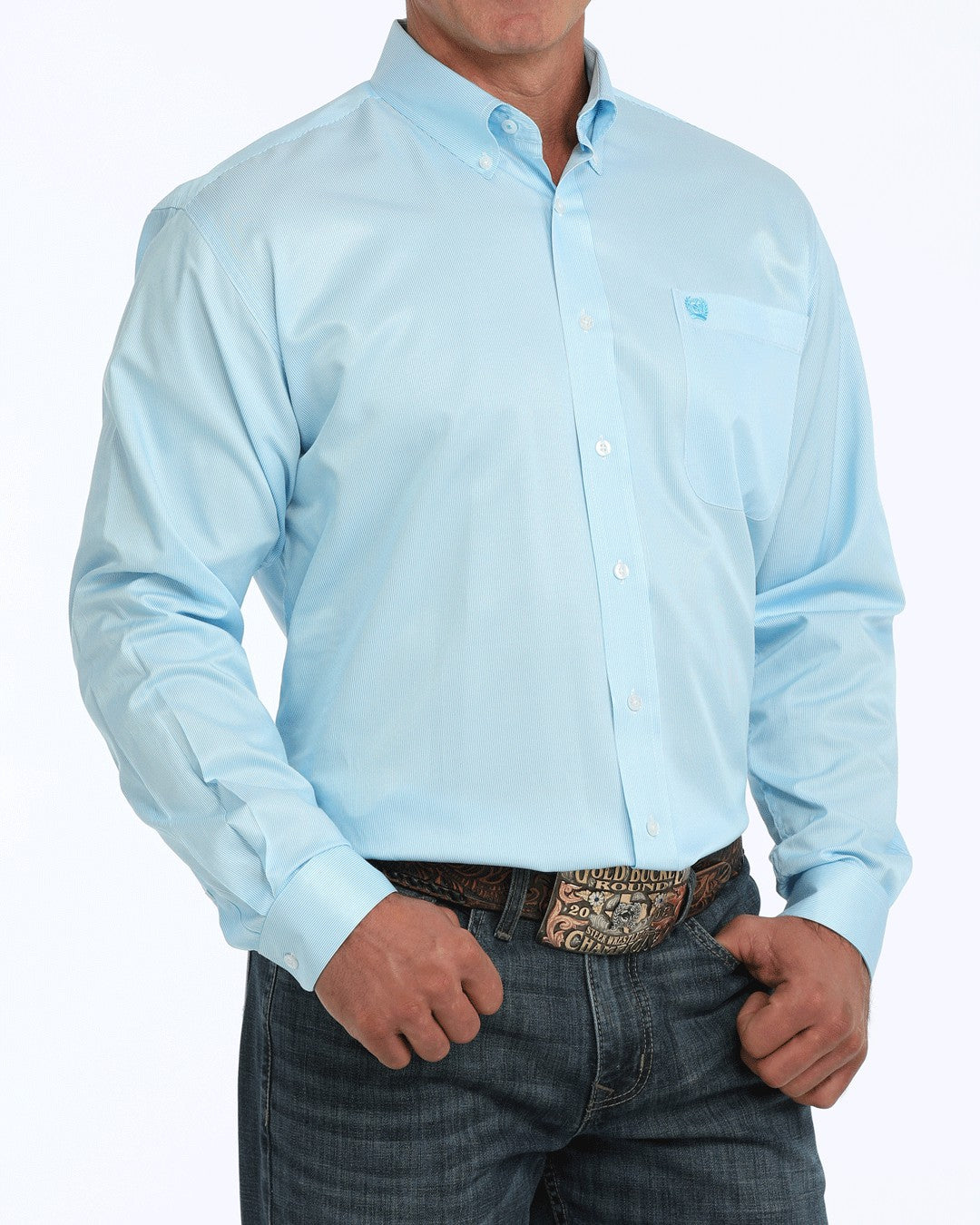 Cinch Men’s TENCEL™ Classic Fit Button-Down Western Shirt