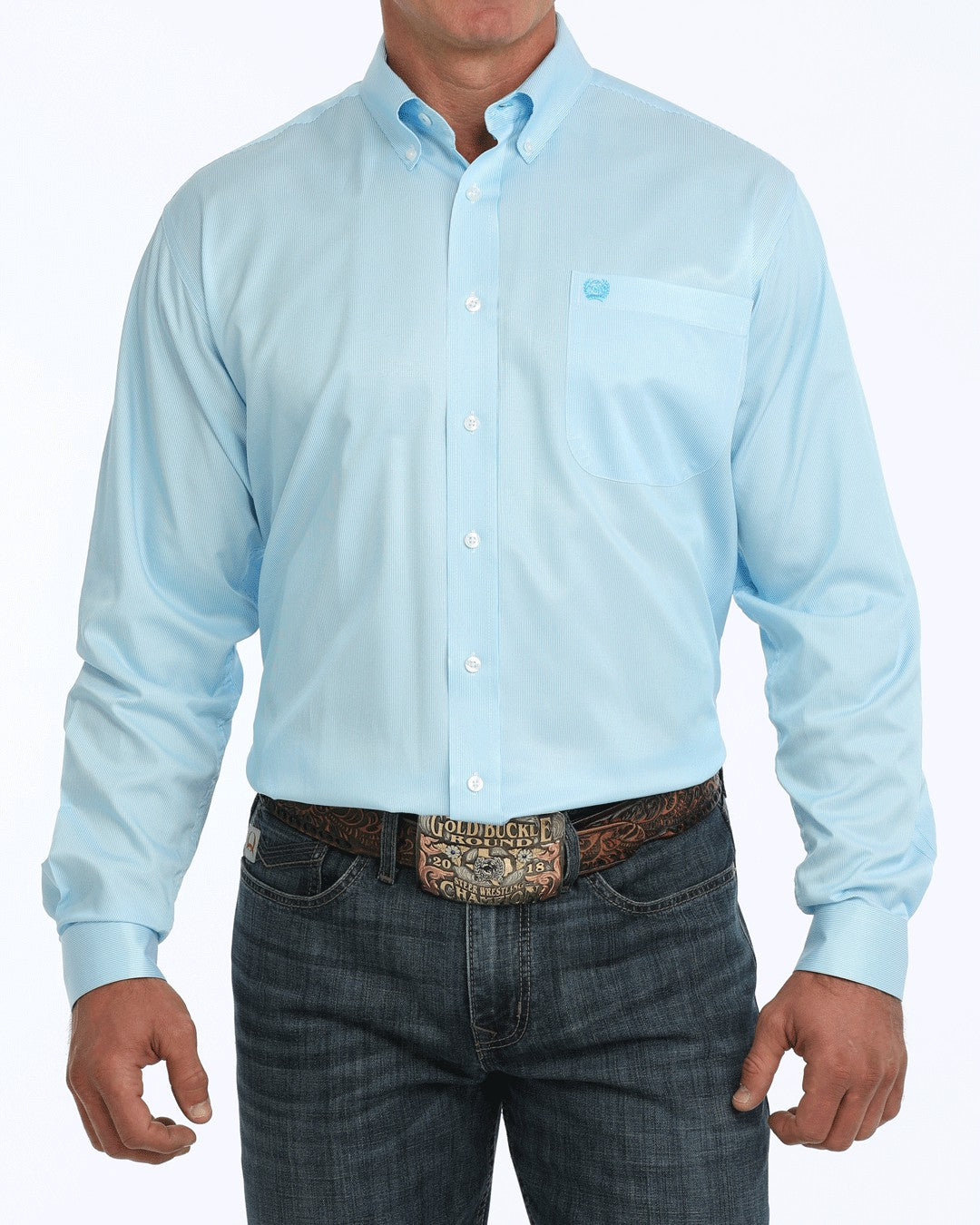 Cinch Men’s TENCEL™ Classic Fit Button-Down Western Shirt