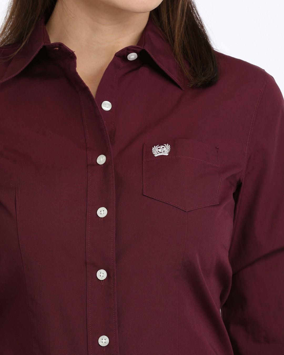 Cinch WoSolid Arena Fit Button-Down Western Shirt