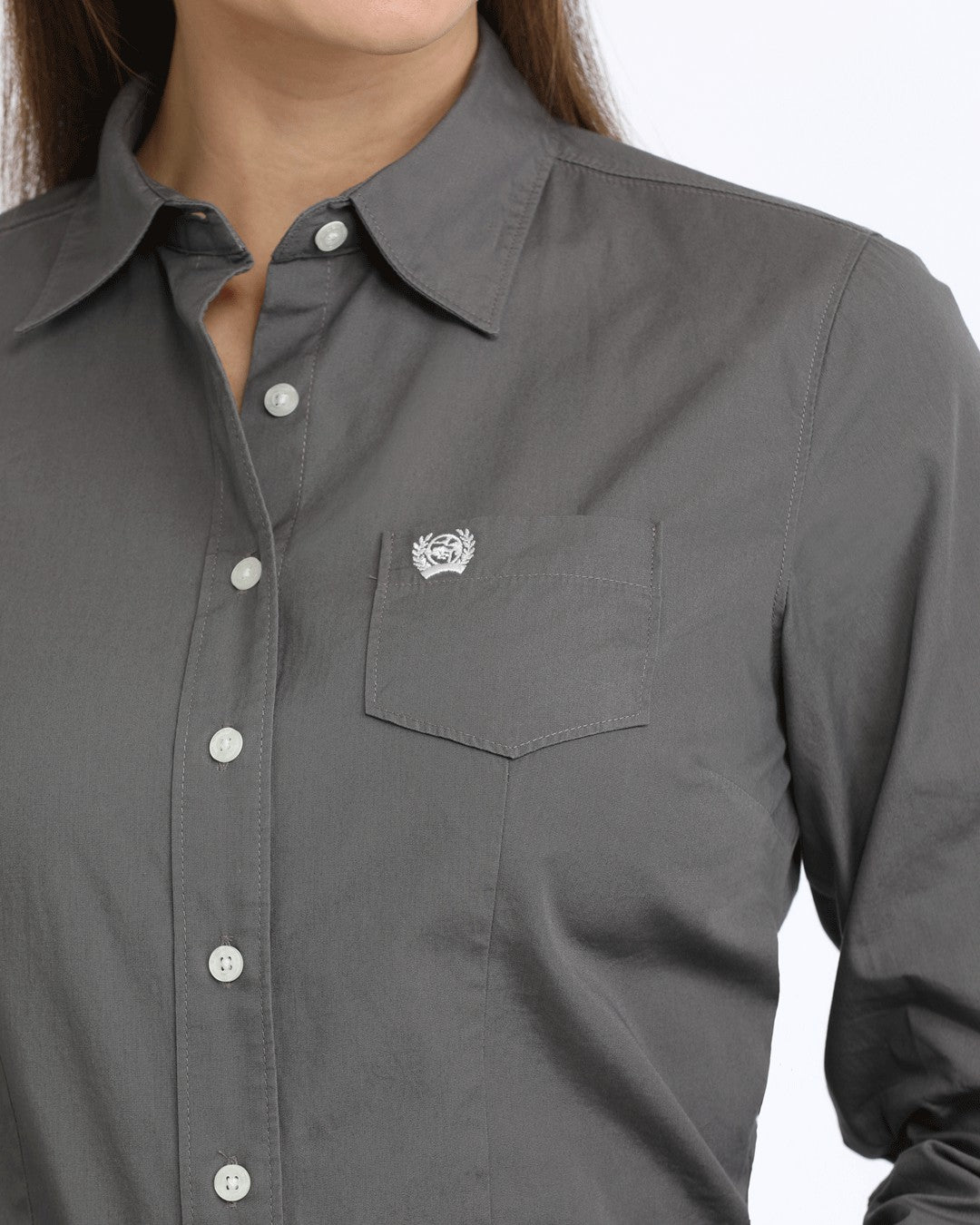 Cinch WoSolid Arena Fit Button-Down Western Shirt