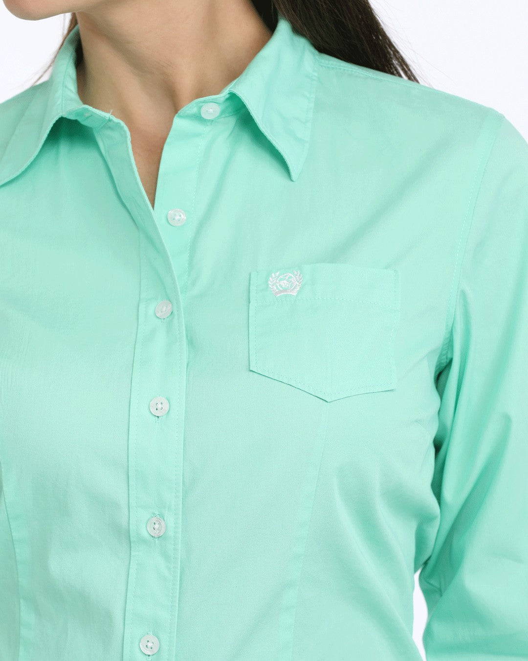 Cinch WoSolid Arena Fit Button-Down Western Shirt
