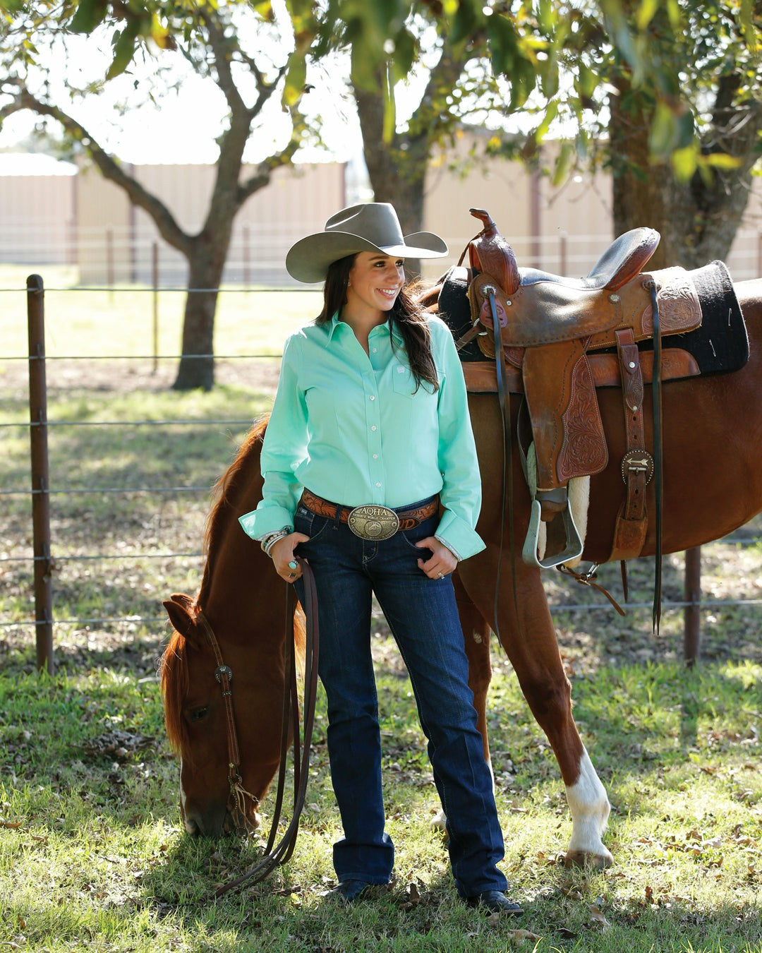 Cinch WoSolid Arena Fit Button-Down Western Shirt
