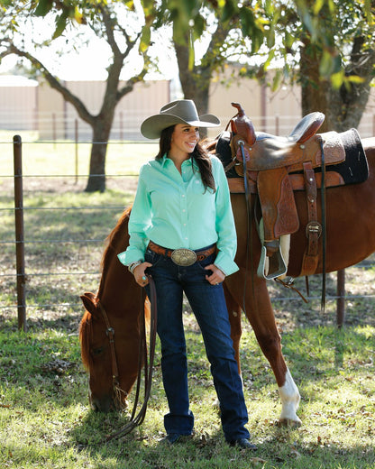 Cinch WoSolid Arena Fit Button-Down Western Shirt