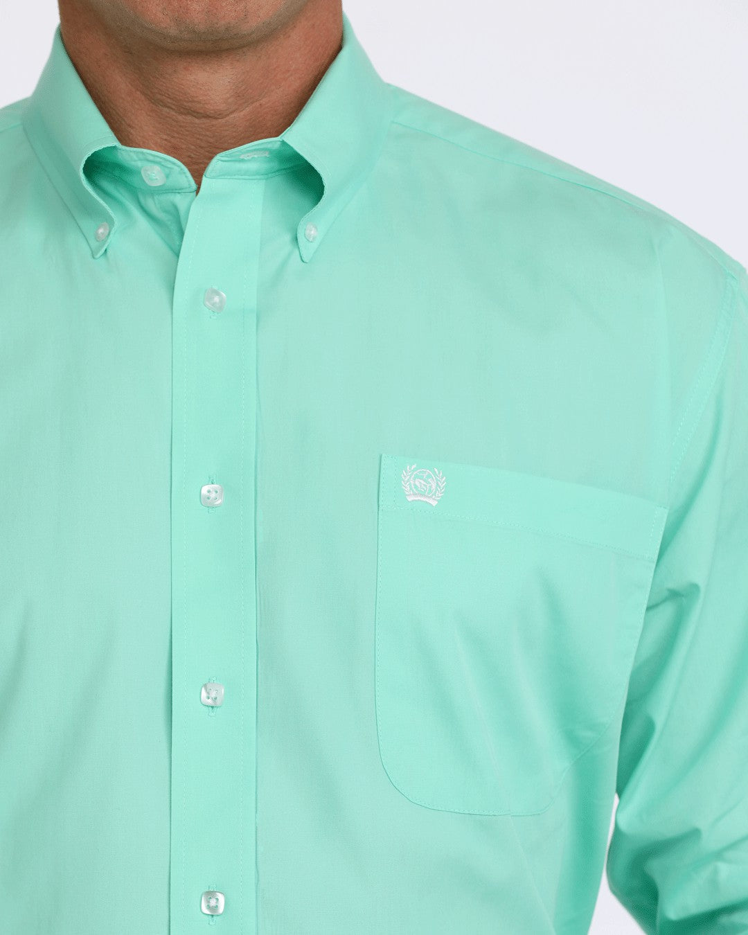 Cinch Solid Classic Fit Button-Down Western Shirt