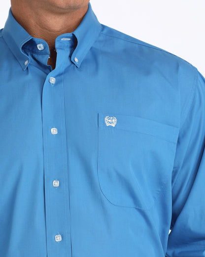 Cinch Solid Classic Fit Button-Down Western Shirt