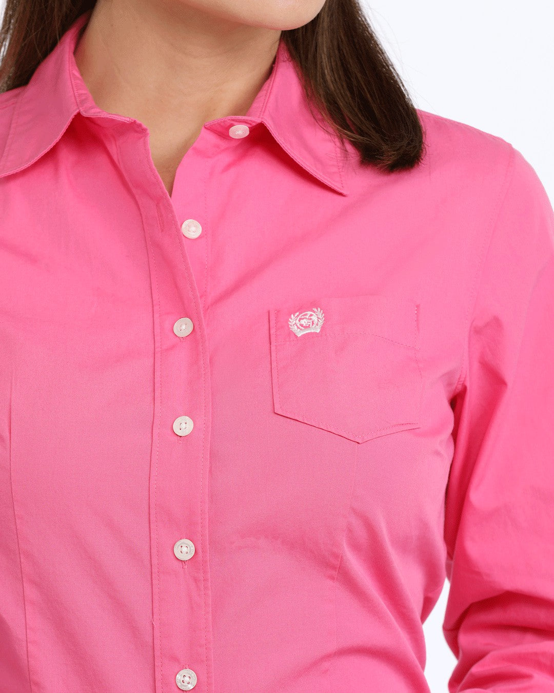 Cinch WoSolid Arena Fit Button-Down Western Shirt