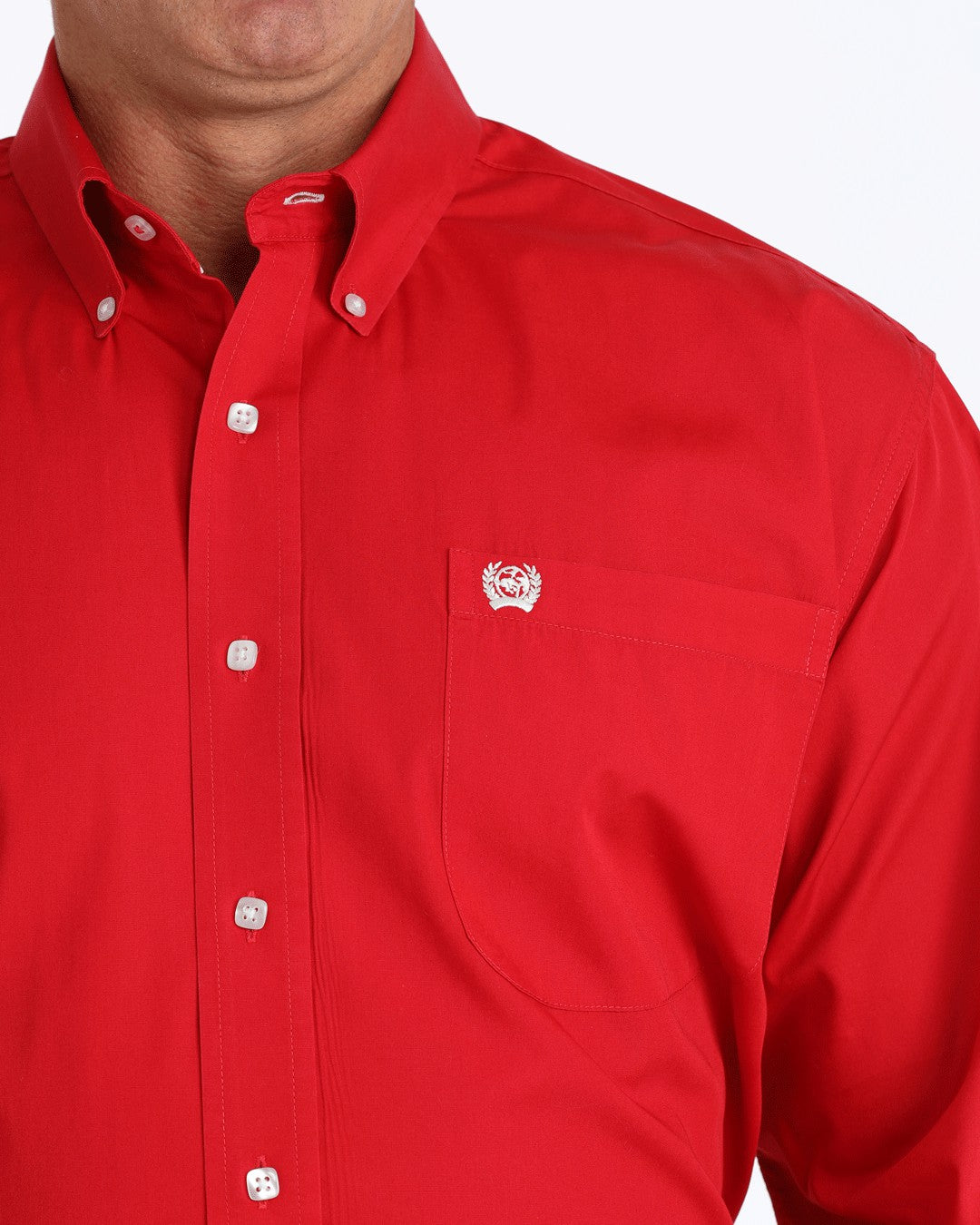 Cinch Solid Classic Fit Button-Down Western Shirt