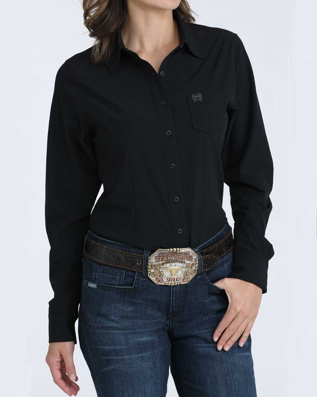 Cinch Solid Arenaflex® Button-Down Western Shirt