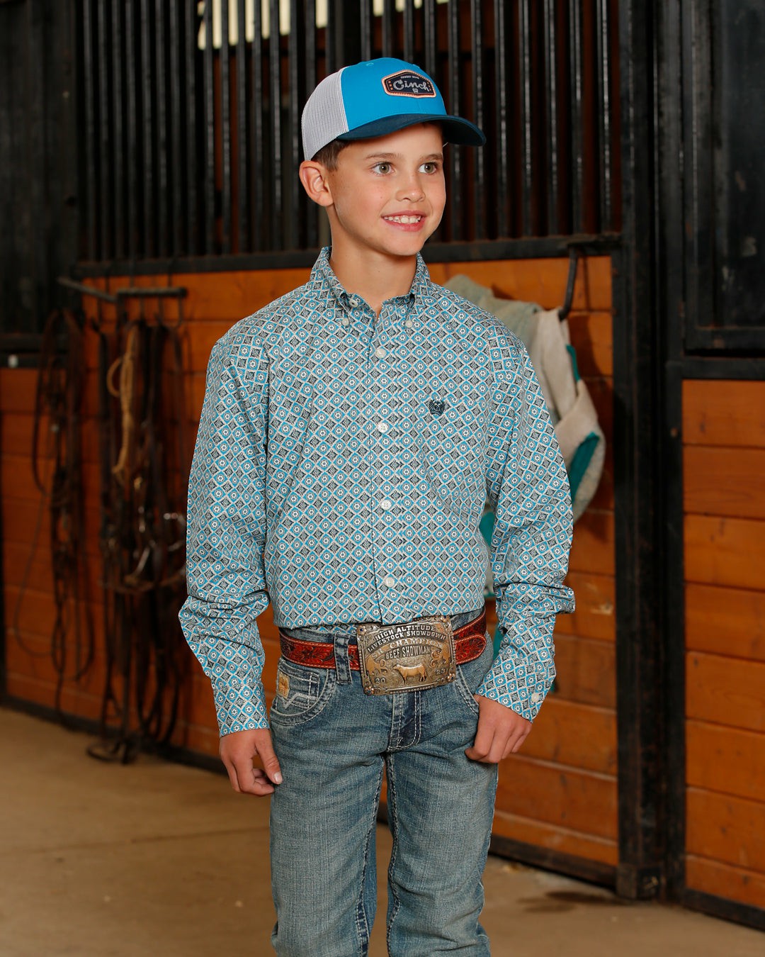 Cinch Boy's Button-Down Western Shirt