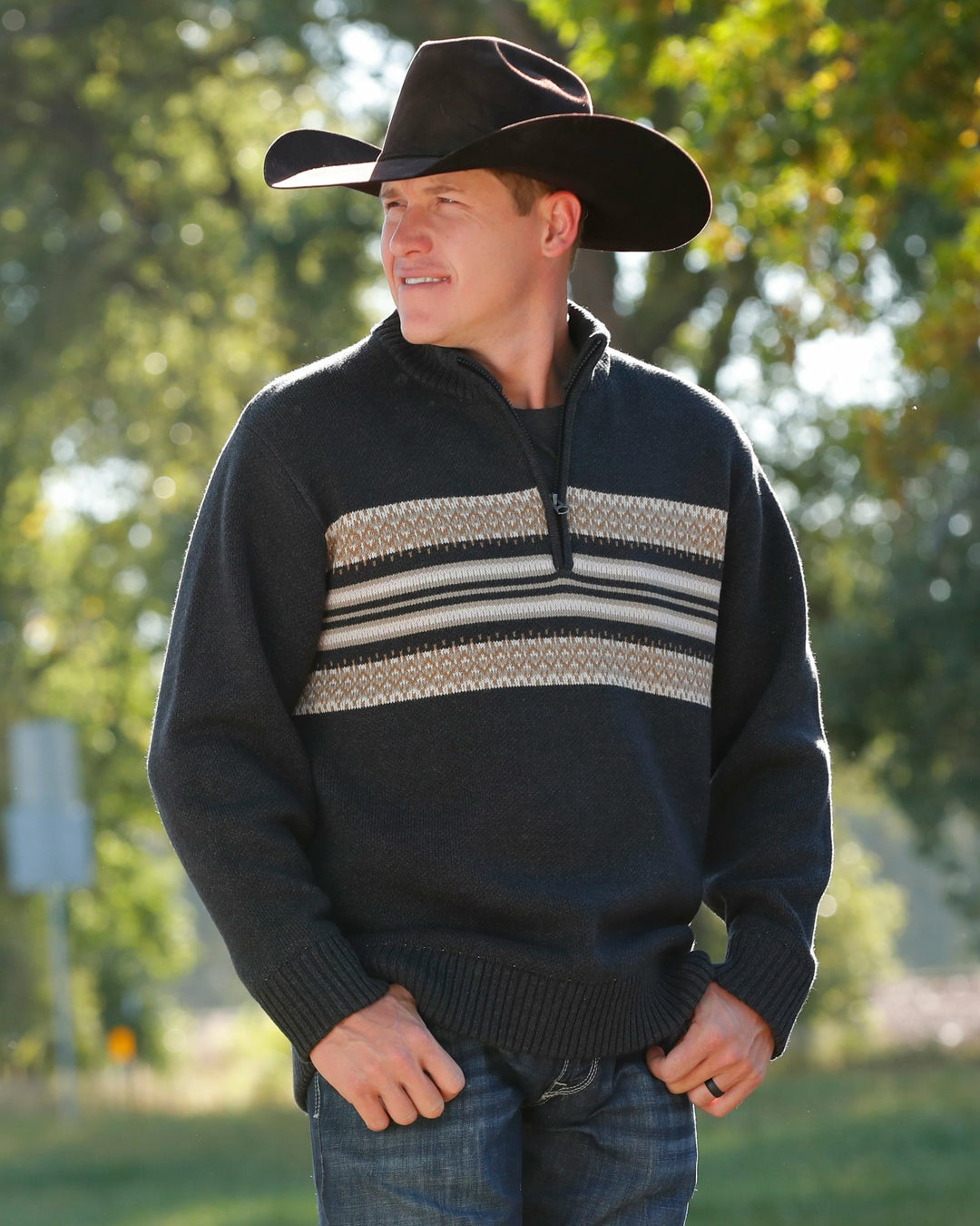 Cinch Heavyweight 1/4 Zip Sweater