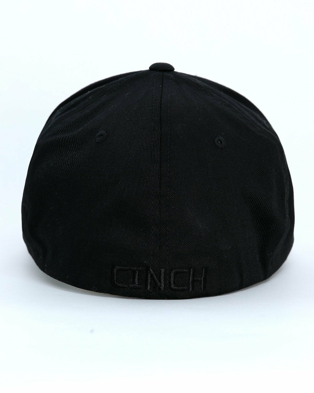 Cinch Fitted Flexfit Cap with American Flag - Black on Black