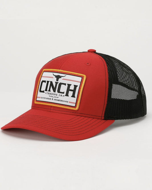 Cinch Cinch Trading Company Trucker Cap - Red and Black