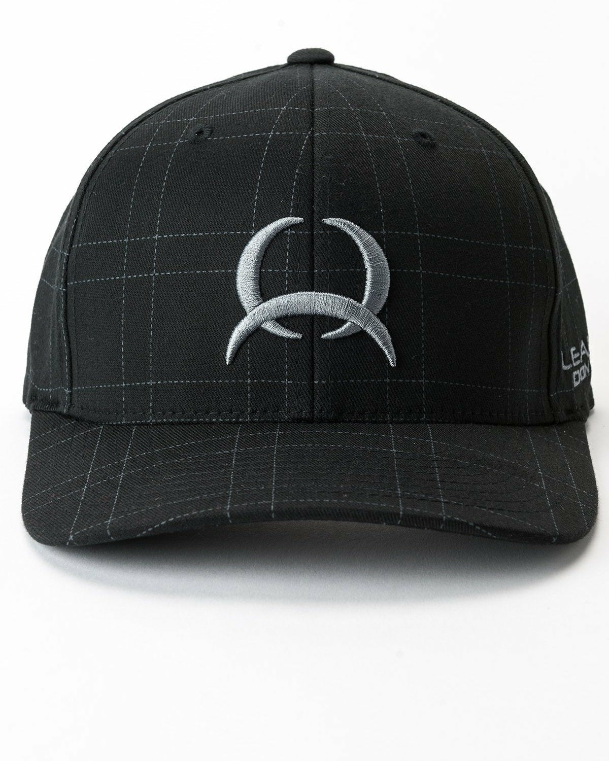Cinch Fitted Flexfit Lead Don't Follow Cap with Tech Logo - Black Plai