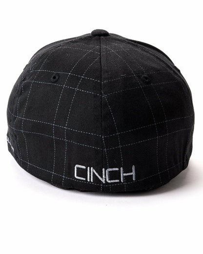 Cinch Fitted Flexfit Lead Don't Follow Cap with Tech Logo - Black Plai