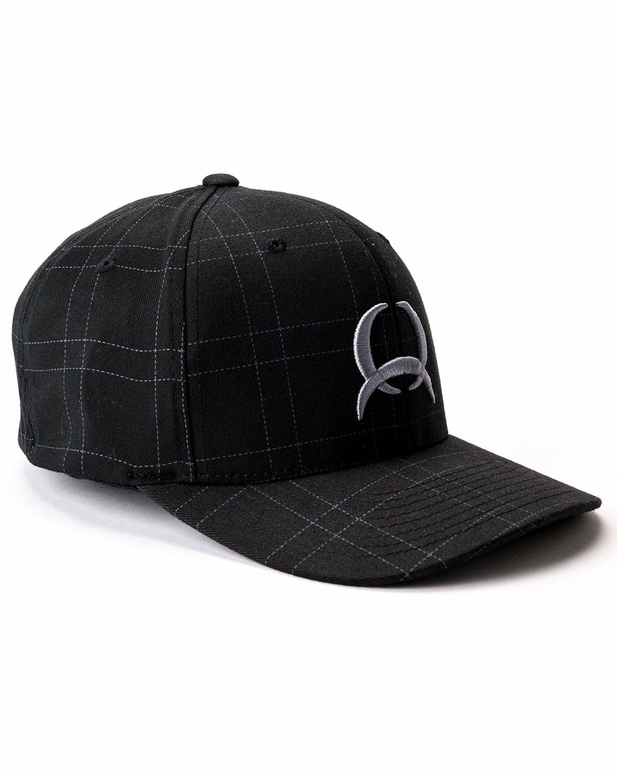 Cinch Fitted Flexfit Lead Don't Follow Cap with Tech Logo - Black Plai