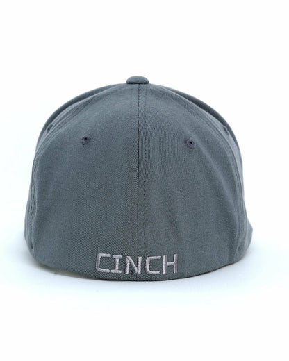 Cinch Fitted FlexFit Cap with USA Flag - Gray
