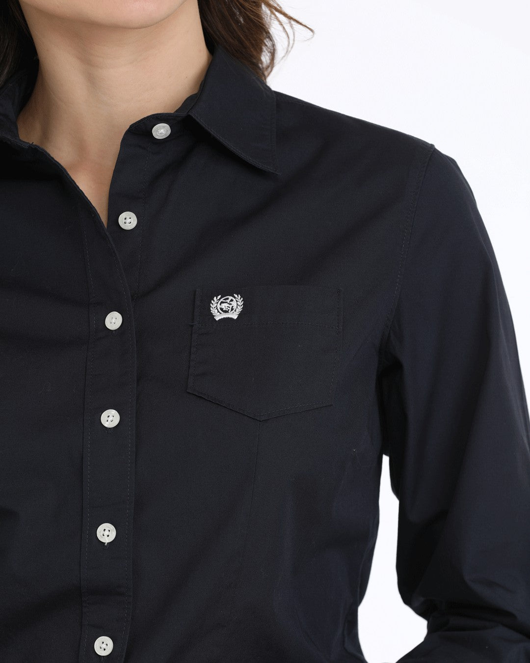 Cinch WoSolid Arena Fit Button-Down Western Shirt