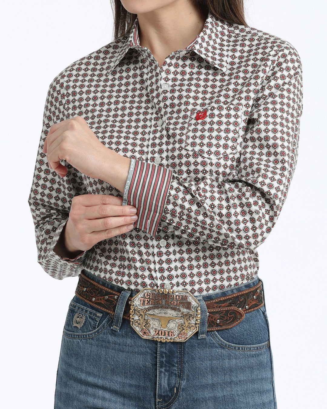Cinch Stretch Arena Fit Button-Down Western Shirt