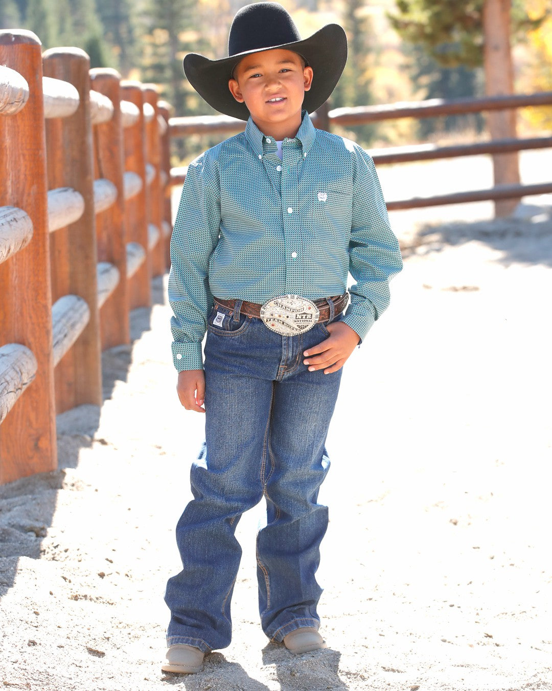 Cinch Boy's Button-Down Western Shirt
