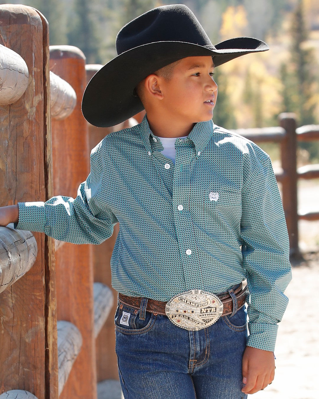 Cinch Boy's Button-Down Western Shirt