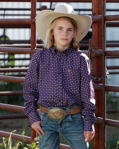 Cinch Boy's Button-Down Western Shirt