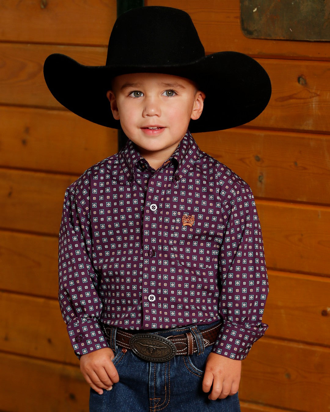 Cinch Boy's Button-Down Western Shirt