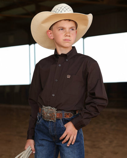 Cinch Boy's Button-Down Western Shirt