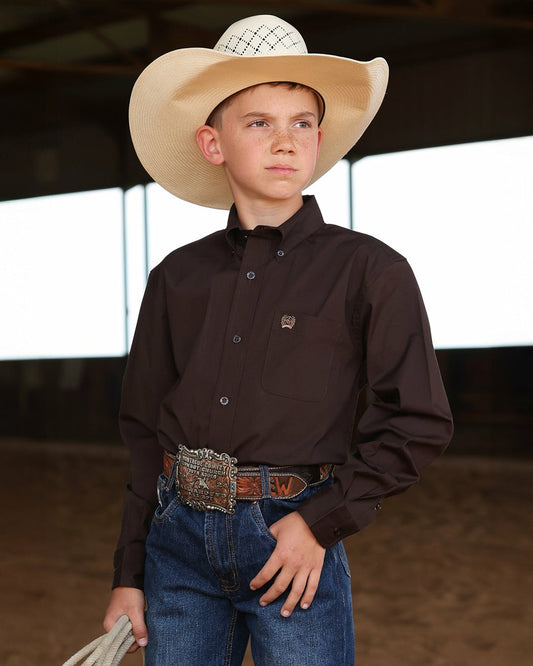 Cinch Boy's Button-Down Western Shirt