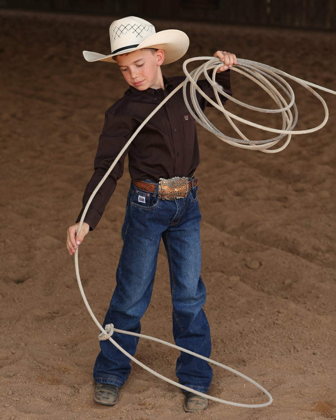 Cinch Boy's Button-Down Western Shirt
