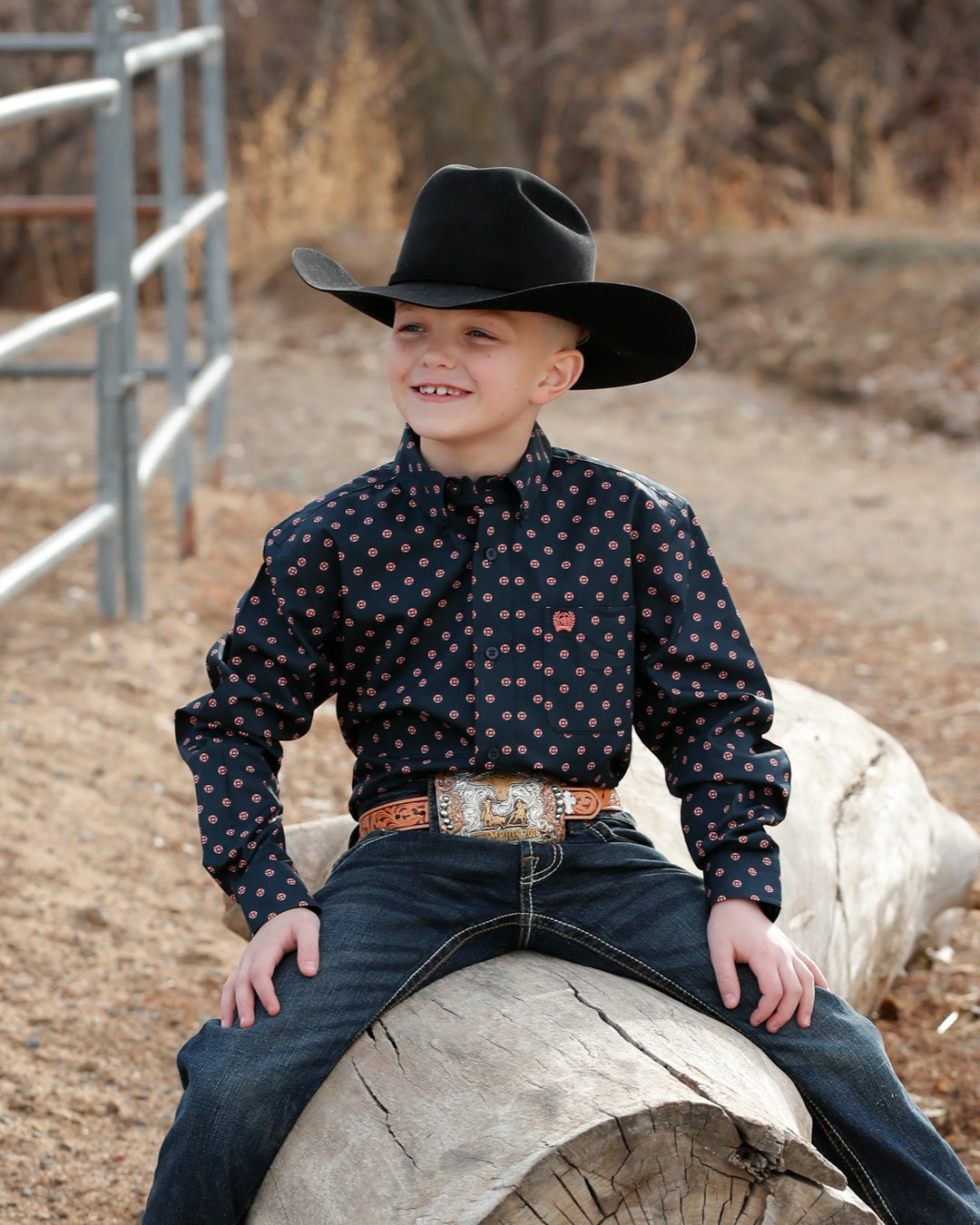 Cinch Boy's Button-Down Western Shirt