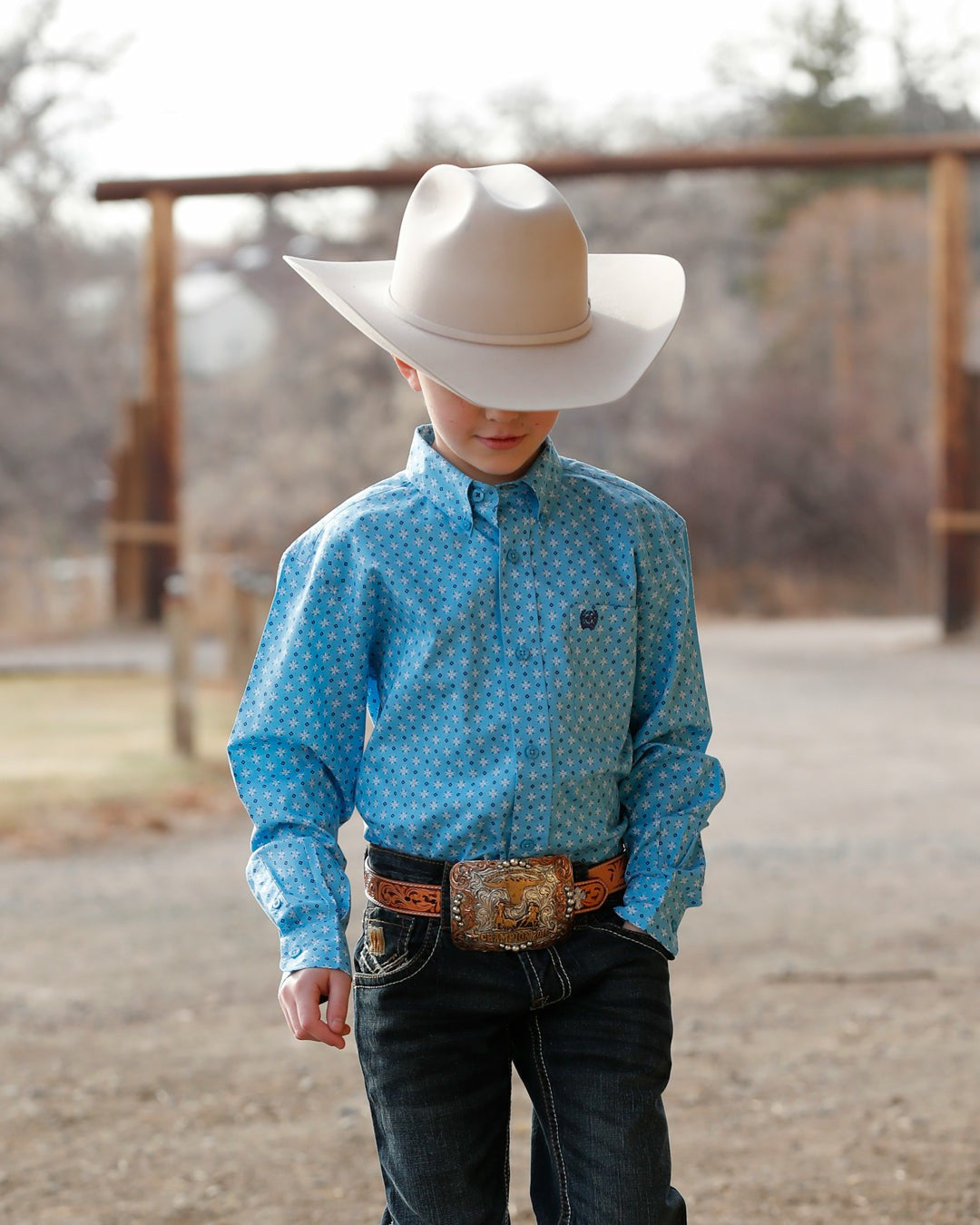 Cinch Boy's Button-Down Western Shirt