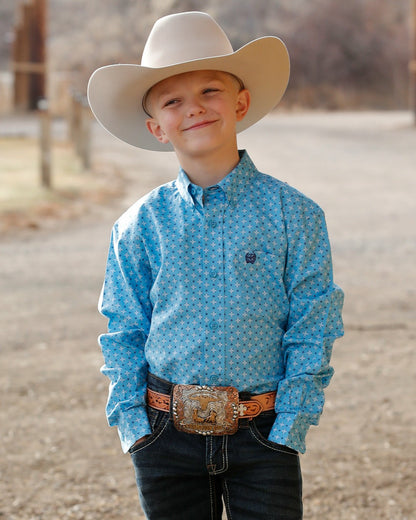 Cinch Boy's Button-Down Western Shirt