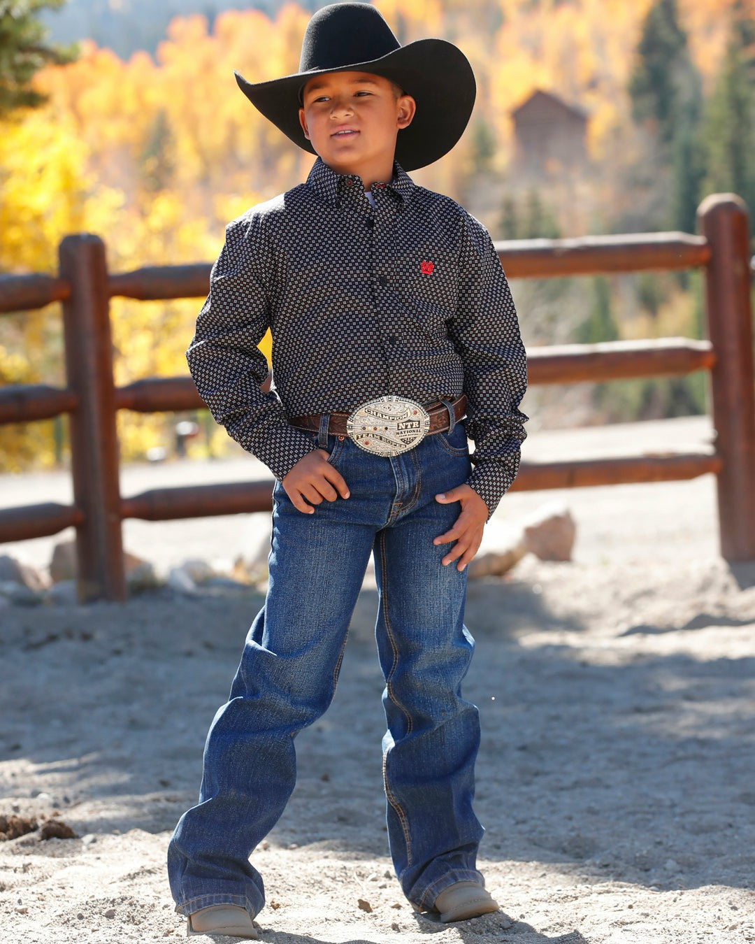 Cinch Boy's Button-Down Western Shirt