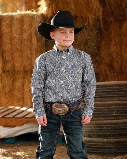 Cinch Boy's Button-Down Western Shirt