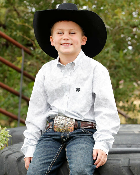 Cinch Boy's Button-Down Western Shirt