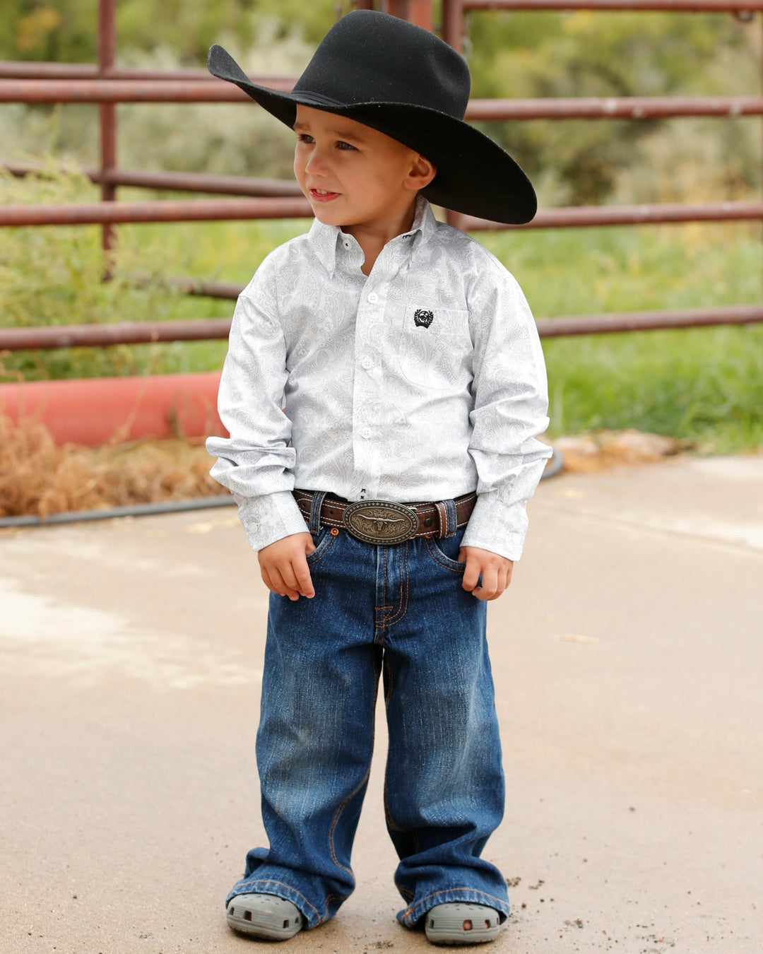 Cinch Boy's Button-Down Western Shirt