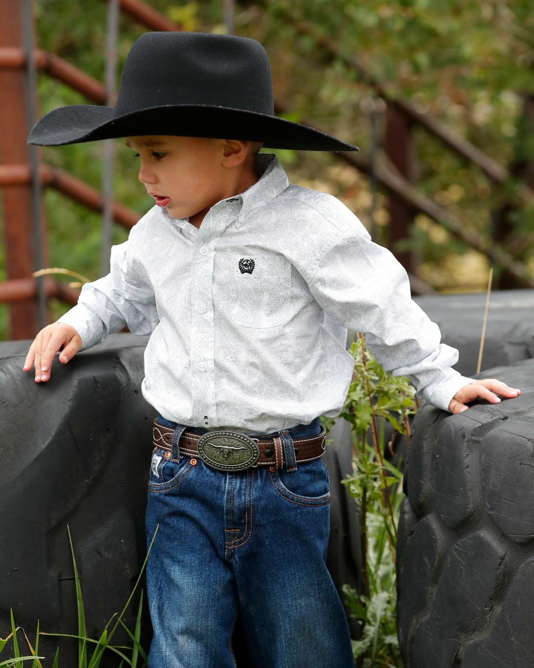 Cinch Boy's Button-Down Western Shirt