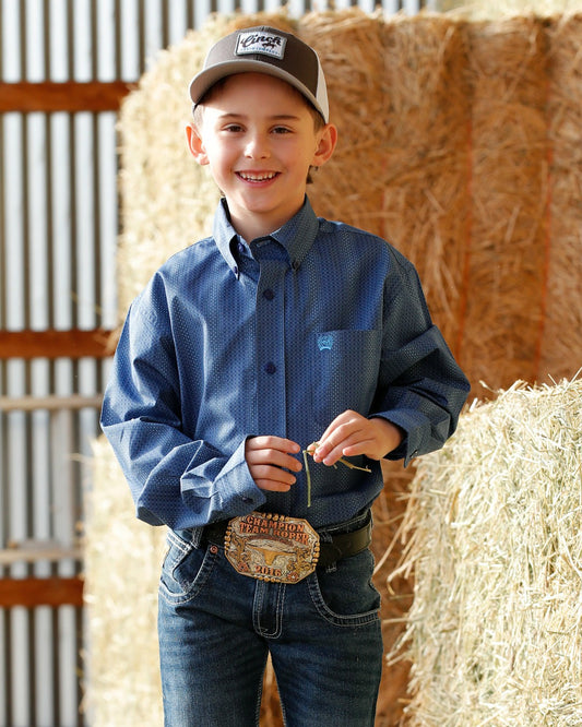 Cinch Boy's Button-Down Western Shirt