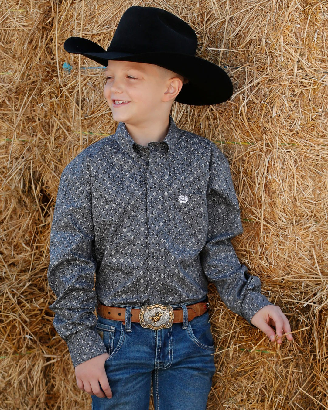 Cinch Boy's Button-Down Western Shirt