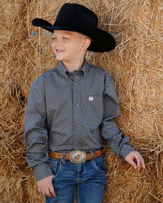 Cinch Boy's Button-Down Western Shirt
