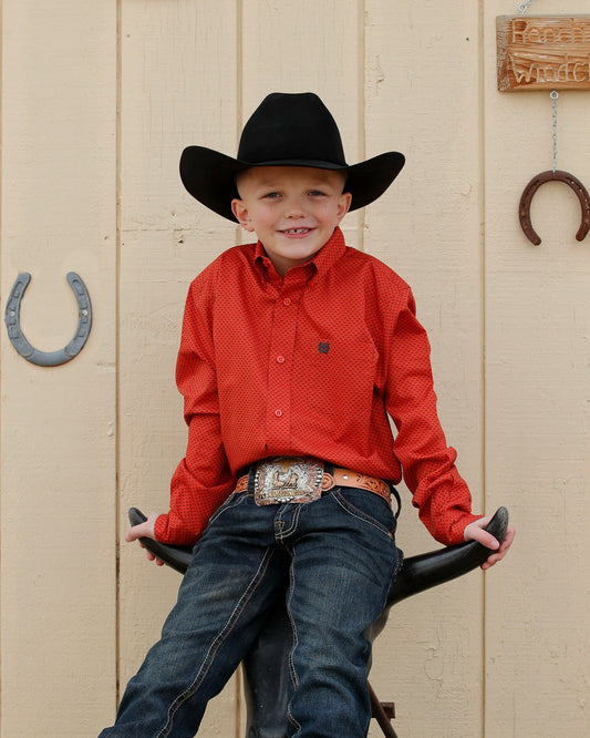 Cinch Boy's Button-Down Western Shirt