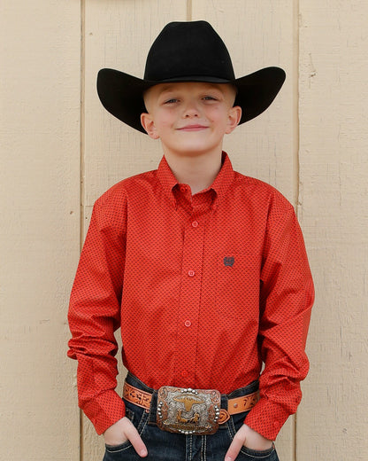 Cinch Boy's Button-Down Western Shirt