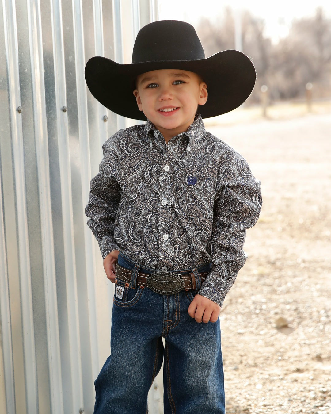 Cinch Boy's Button-Down Western Shirt